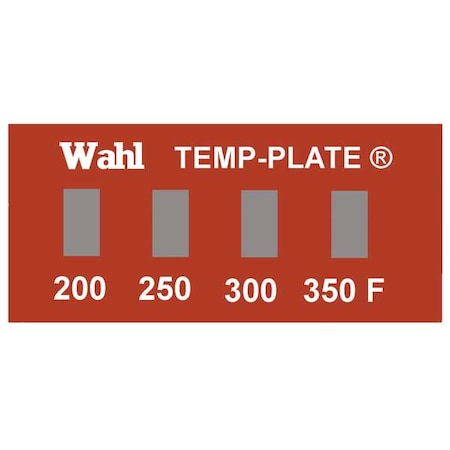 Temp Indicator, Strip, Red, 10PK MPN:101-4-202F