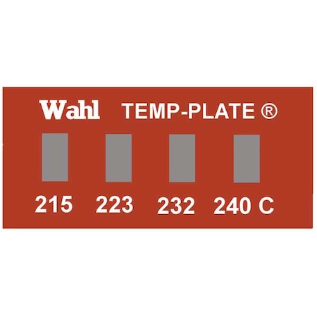 Temp Indicator, Strip, Red, 10PK MPN:101-4-215C