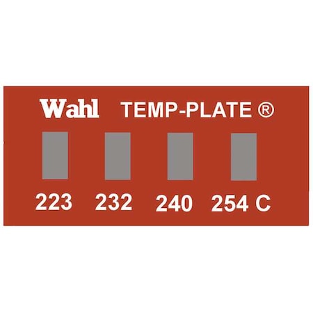 Temp Indicator, Strip, Red, 10PK MPN:101-4-223C