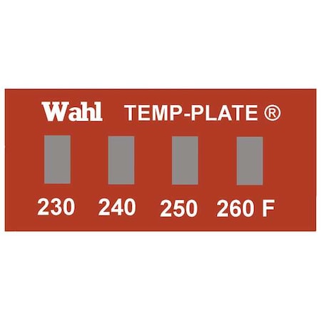 Temp Indicator, Strip, Red, 10PK MPN:101-4-230F