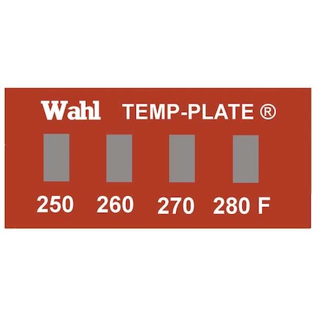 Temp Indicator, Strip, Red, 10PK MPN:101-4-250F