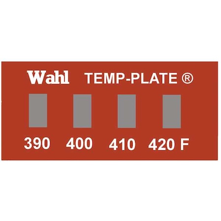 Temp Indicator, Strip, Red, 10PK MPN:101-4-390F