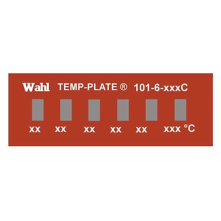 Temp Indicator, Strip, Red, 10PK MPN:101-6-176C