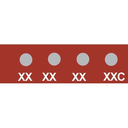 Temp Indicator, Strip, Red, 10PK MPN:441-176C