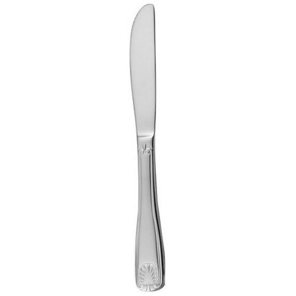 Walco Fanfare Stainless Steel Dinner Knives, Silver, Pack Of 12 Knives MPN:2845