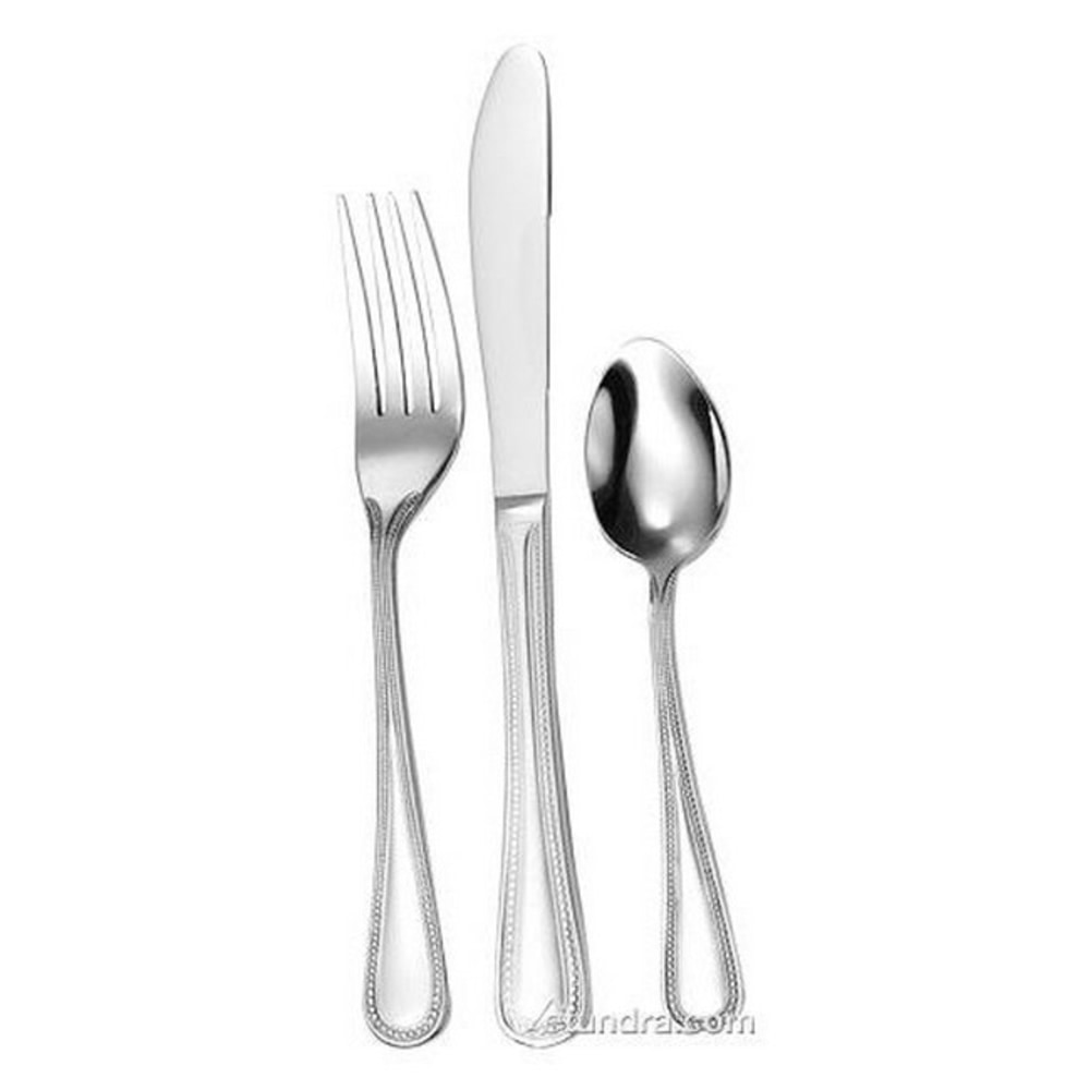 Walco Accolade Stainless Steel Dessert Spoons, Silver, Pack Of 24 Spoons MPN:4507
