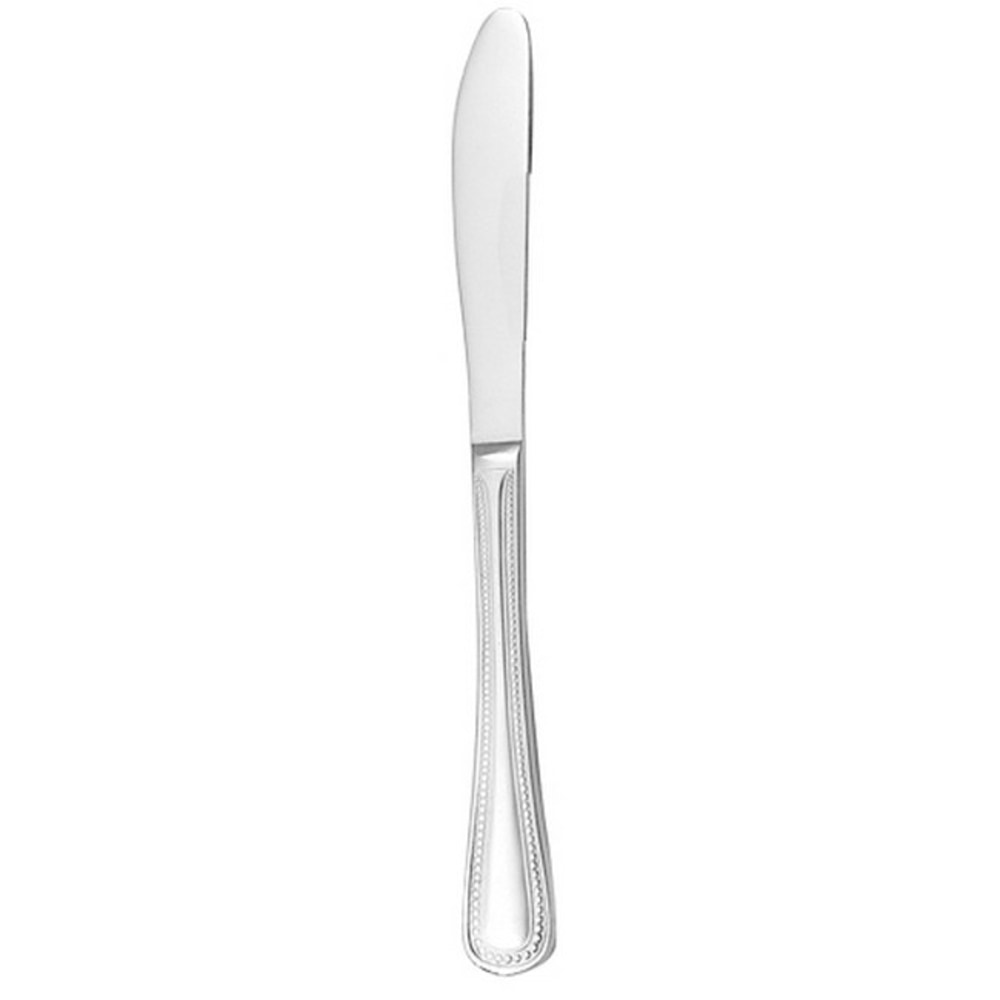 Walco Stainless Steel Accolade Dinner Knives, Silver, Pack Of 12 Knives MPN:4545