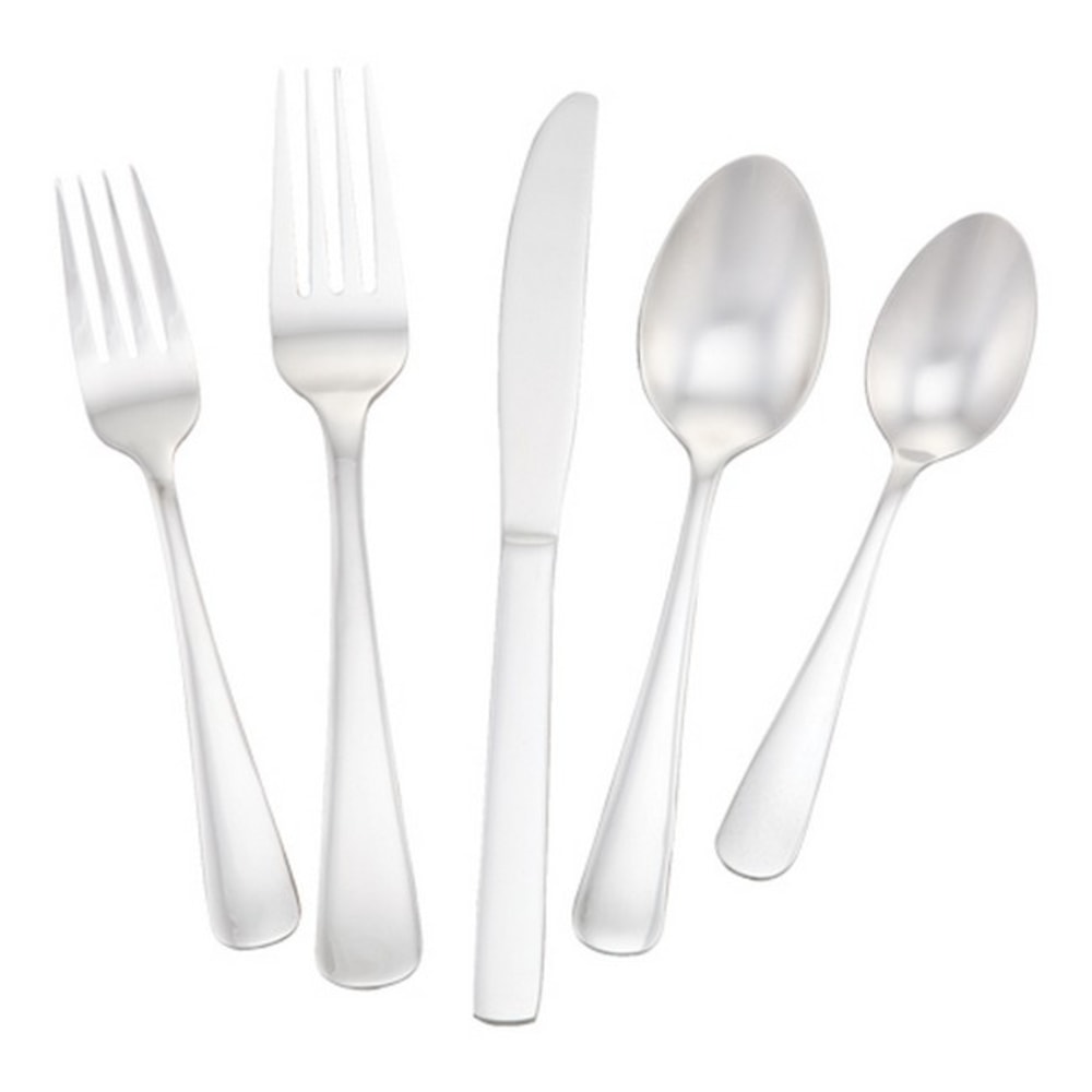 Walco Windsor Stainless Steel Dessert Spoons, Silver, Pack Of 24 Spoons MPN:7207
