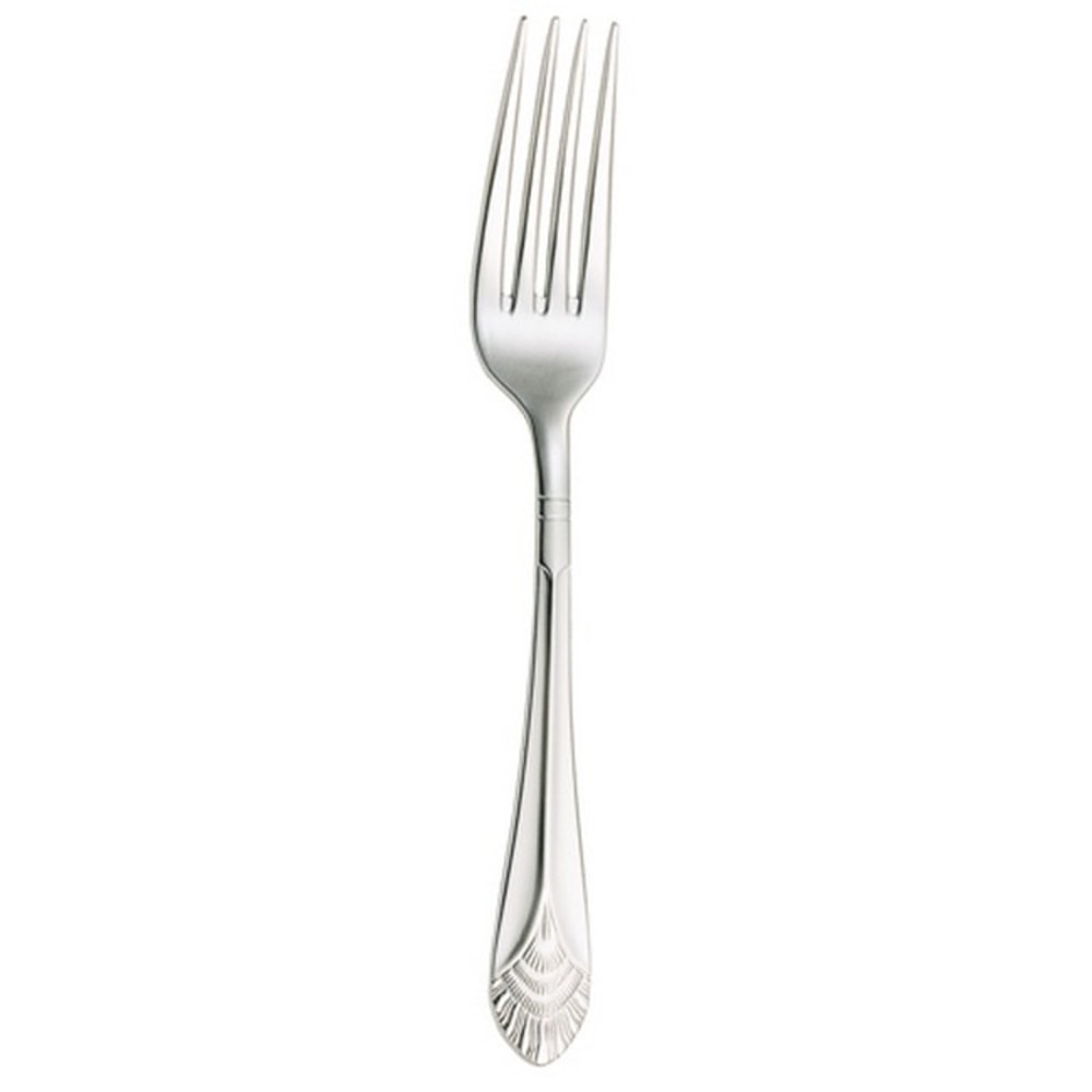 Walco Art Deco Stainless Steel Dinner Forks, Silver, Pack Of 24 Forks MPN:8005