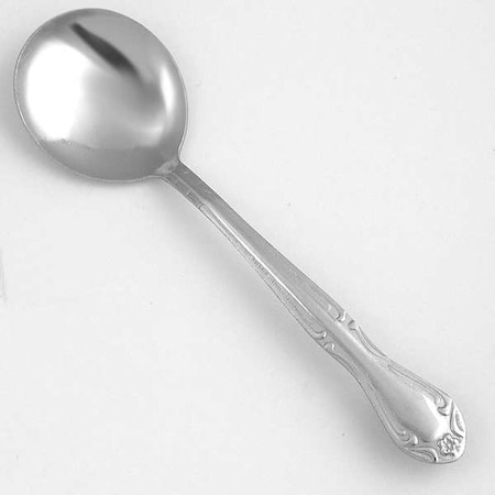 Bouillon Spoon, 5 1/4 in L, Silver, PK24 MPN:WL1112