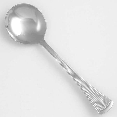 Bouillon Spoon, 6 in L, Silver, PK36 MPN:WL1812