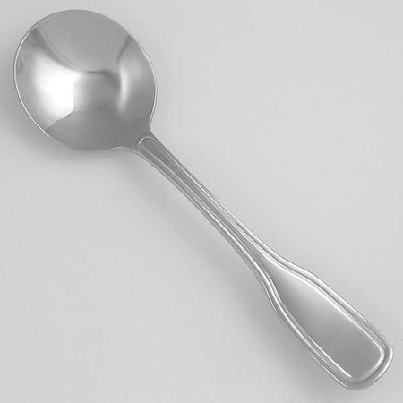 Bouillon Spoon, 6 1/4 in L, Silver, PK24 MPN:WL6612