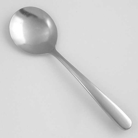 Bouillon Spoon, 5 7/8 in L, Silver, PK24 MPN:WL7212