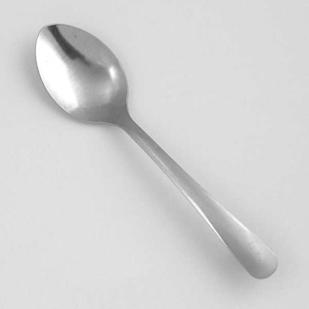 Demitasse Spoon, 4 5/8 in L, Silver, PK36 MPN:WL7229
