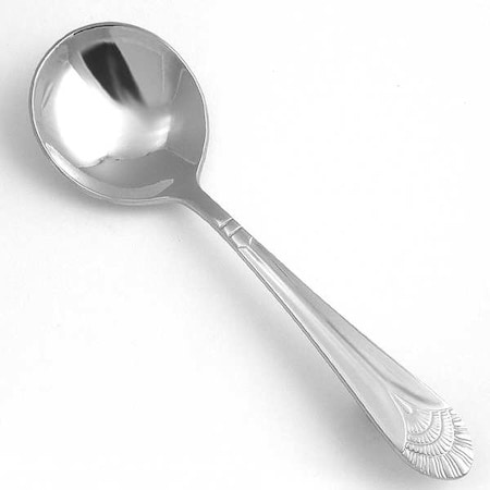 Bouillon Spoon, 5 3/4 in L, Silver, PK24 MPN:WL8012