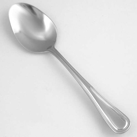 Serving Spoon, 8 1/4 in L, Silver, PK12 MPN:WLPAC03