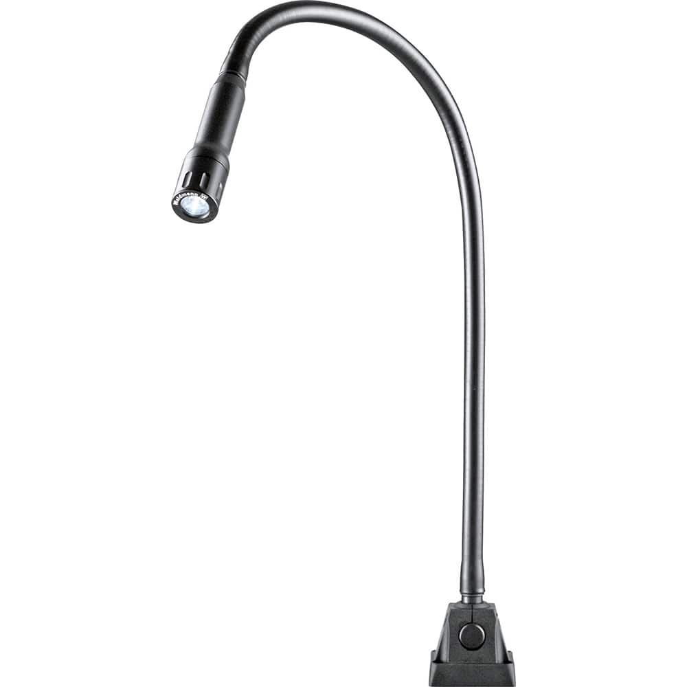 Machine Lights, Machine Light Style: Gooseneck , Lamp Technology: LED , Voltage: 95 to 250 Vac , Wattage: 3 , Color: Black  MPN:112385M11