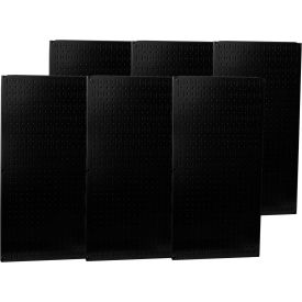 Wall Control Industrial Metal Pegboard Black 96
