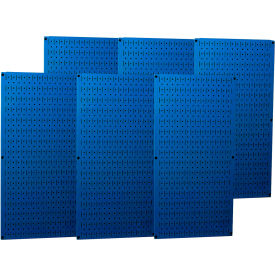 Wall Control Industrial Metal Pegboard Blue 96
