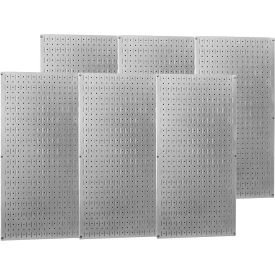 Wall Control Industrial Metal Pegboard Galvanized Metallic 96