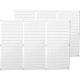 Wall Control Industrial Metal Pegboard White 96