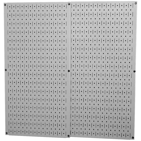 Industrial Pegboard, Gray Metal Peg Boards, PK2 MPN:35-IP-3232-G