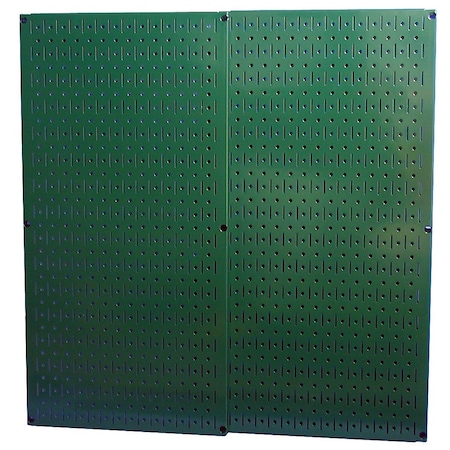 Industrial Pegboard, Green Metal Peg Boards, PK2 MPN:35-IP-3232-GN