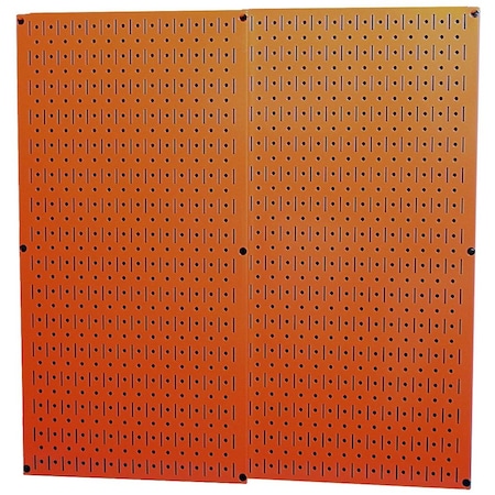 Industrial Pegboard, Orange Metal Peg Boards, PK2 MPN:35-IP-3232-OR