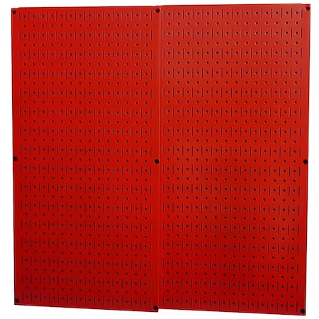 Industrial Pegboard, Red Metal Peg Boards, PK2 MPN:35-IP-3232-R