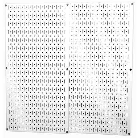Industrial Pegboard, White Metal Peg Boards, PK2 MPN:35-IP-3232-W