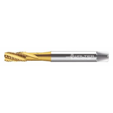 Spiral Flute Tap, M8-1.25, Modified Bottoming, Metric Coarse, 5 Flutes, TiN MPN:2051315-M8