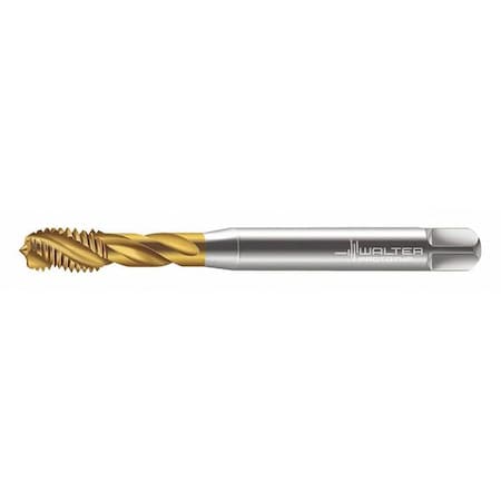 Spiral Flute Tap, M8-1.25, Plug, Metric Coarse, 3 Flutes, TiN MPN:7051775-M8