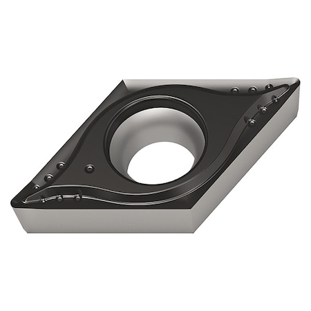 Diamond Turning Insert, 3, DCGT, .5 MPN:7469056