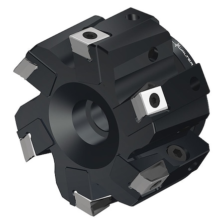 Indexable Face Mill, 6 Inserts, 0.472 in Cut Depth MPN:6583210