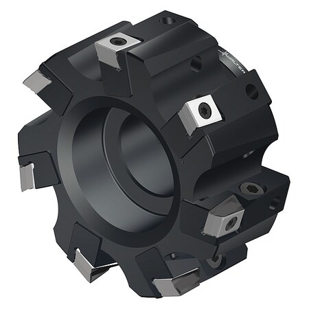 Indexable Face Mill, 7 Inserts, 0.472 in Cut Depth MPN:6583211