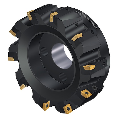 Indexable Face Mill, 10 Inserts, 0.457 in Cut Depth MPN:6835034