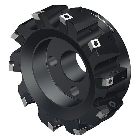 Indexable Face Mill, 10 Inserts, 0.472 in Cut Depth MPN:6583213