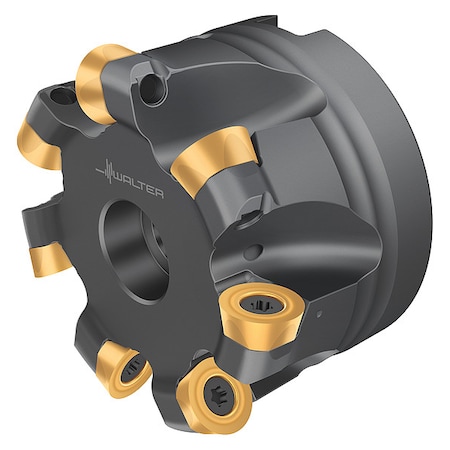 Indexable Face Mill, 7 Inserts, 0.236 in Cut Depth MPN:6111732