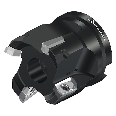 Indexable Face Mill, 4 Inserts, 0.591 in Cut Depth MPN:7454299