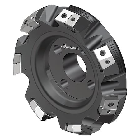 Indexable Face Mill, 7 Inserts, 0.63 in Cut Depth MPN:6657754
