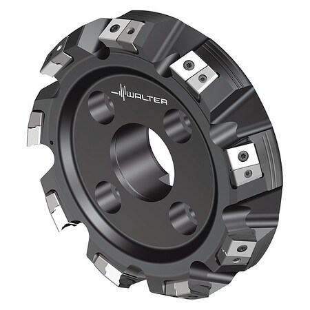 Indexable Face Mill, 9 Inserts, 0.63 in Cut Depth MPN:6657755