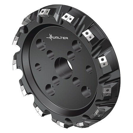 Indexable Face Mill, 13 Inserts, 0.63 in Cut Depth MPN:6657757