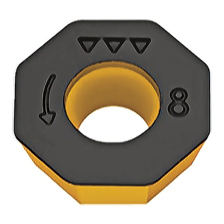 Octagon Milling Insert, 5/8 in, ODHX, 0.0710 in MPN:5040156