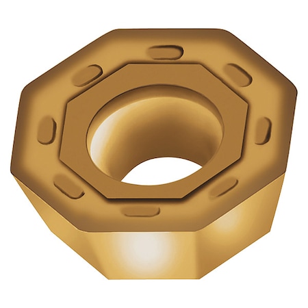Octagon Milling Insert, 5/8 in, ODMT, 1/32 in MPN:6841393