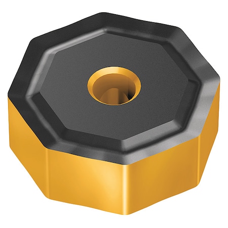 Octagon Milling Insert, 1/2 in, ONHF, 1/32 in MPN:6389591