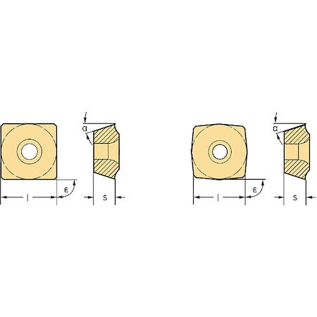 Indexable Drill Insert, 1/4