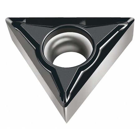 Triangle Turning Insert, Triangle, 5/32 in, TCGT, 0.1 mm, Carbide MPN:7054066