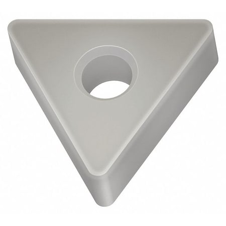 Triangle Turning Insert, Triangle, 3/8 in, TNGA, 0.8 mm, Ceramic MPN:7349636