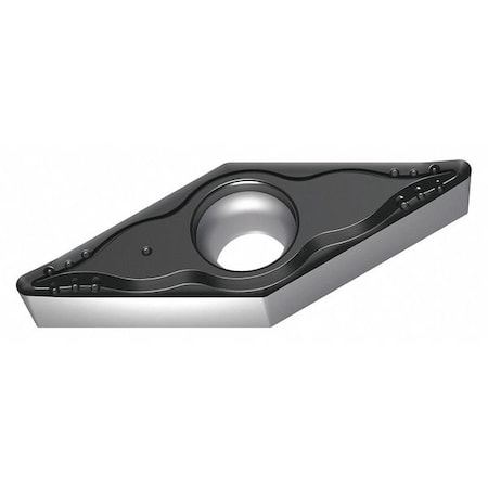 Diamond Turning Insert, Diamond, 3, VCGT, .5, Carbide MPN:7268640