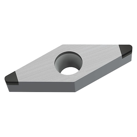 Diamond Turning Insert, 2, VCGW, .5 MPN:7636893